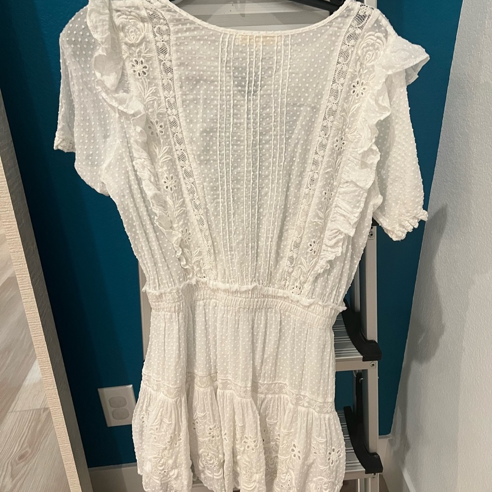 Love Shack Fancy white dress